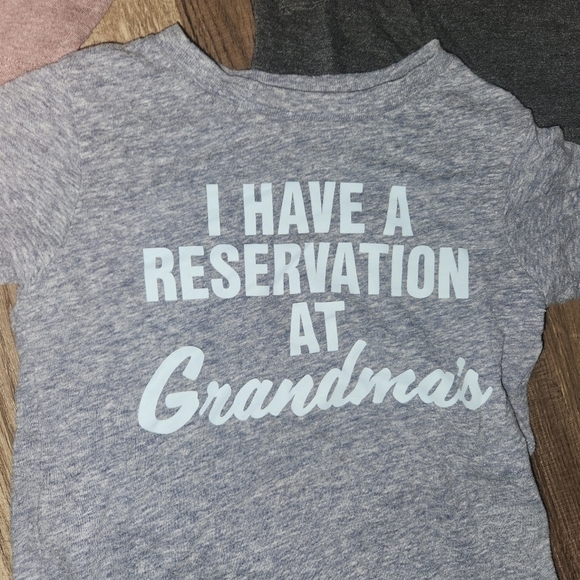 Lot of (3) Toddler size 2T Ask Grandma, Grandma never says No! Shirts  Unisex - Picture 2 of 5